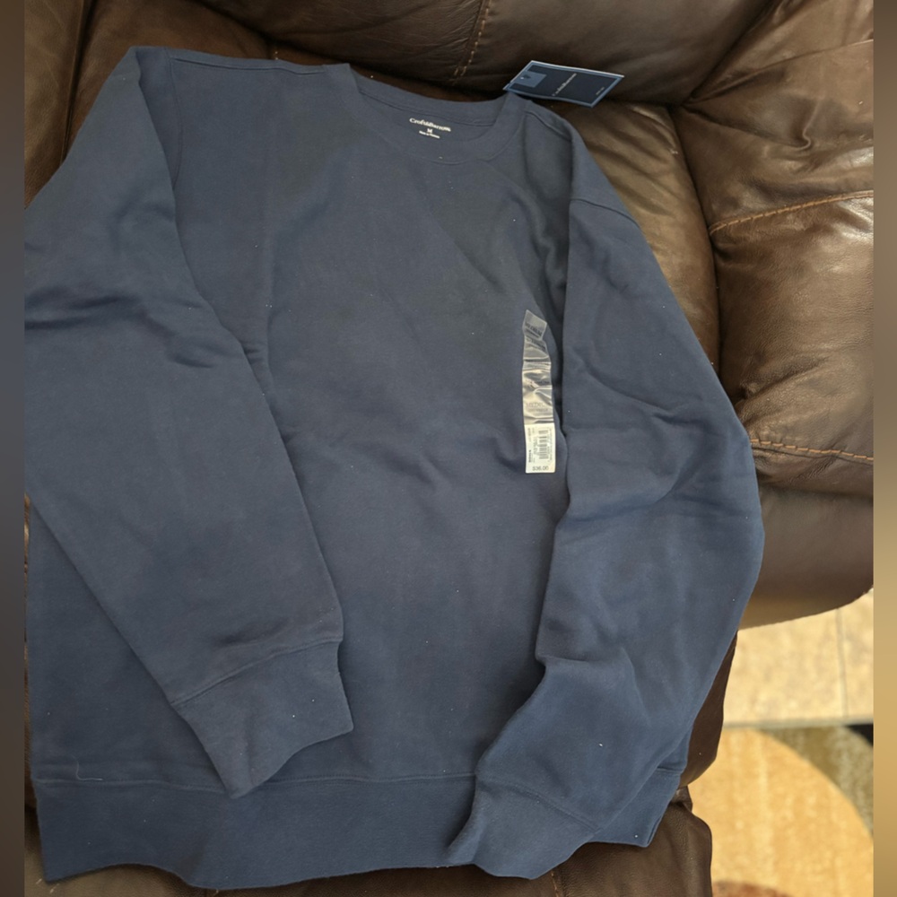 croft & barrow Men's Navy Crewneck Sweater